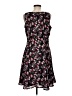Elle 100% Polyester Floral Black Casual Dress Size 8 - photo 2