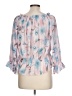 Unbranded 100% Polyester Pink 3/4 Sleeve Blouse Size L - photo 2
