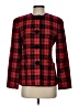 Albert Nipon Plaid Red Jacket Size 4 - photo 1