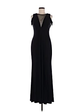 ruched waist formal dress SIMONA CURVE Ruched Waist Leg Split Silky Bridesmaid Formal Dress Paris Blue / 18 USA