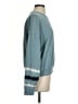 WSLY Tie-dye Teal Pullover Sweater Size S - photo 4