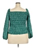 Unbranded 100% Polyester Green 3/4 Sleeve Blouse Size 2X - photo 2