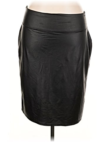 Love Faux Leather Skirt (view 1)