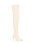 Stuart Weitzman 100% Leather Solid Ivory Tan Boots Size 5 1/2 - photo 1