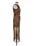 J.Crew 100% Viscose Animal Print Brown Cocktail Dress Size 00 - photo 4