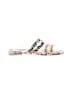 Unbranded Tropical White Blue Sandals Size EU 39 - photo 1