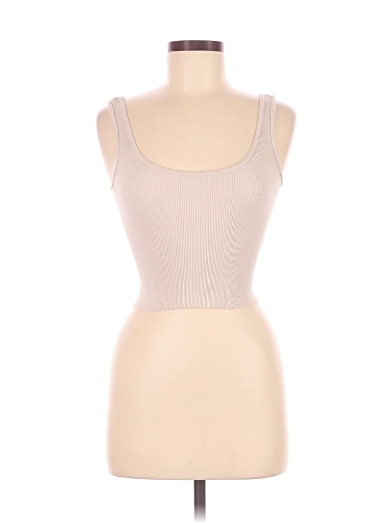 Pre-owned John Galt Tank Top Ivory Strapless Neckline Tops
