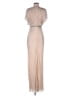 Mac Duggal Metallic Silver Gold Cocktail Dress Size 6 - photo 2
