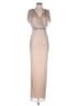 Mac Duggal Metallic Silver Gold Cocktail Dress Size 6 - photo 1