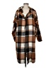 Unbranded Plaid Brown Coat One size (estimated) - photo 1