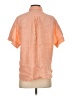 J.Crew 100% Linen Orange Short Sleeve Button-Down Shirt Size 2 - photo 2