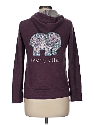Ivory Ella Zip Up Hoodie (view 2)