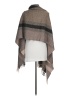 Assorted Brands Brown Gray Poncho One size - photo 2