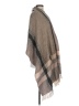 Assorted Brands Brown Gray Poncho One size - photo 4