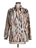 Assorted Brands Print Brown Ivory Long Sleeve Blouse Size EU 40 / US 10 - photo 1