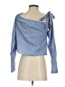 LPA Blue Long Sleeve Blouse Size S - photo 2