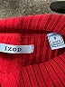IZOD 100% Cotton Red Turtleneck Sweater Size S - photo 7