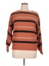 Unbranded Stripes Brown Pullover Sweater Size L (estimated) - photo 1