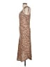 Ciao Bella 100% Polyester Animal Print Tan Casual Dress Size L - photo 5