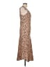 Ciao Bella 100% Polyester Animal Print Tan Casual Dress Size L - photo 4