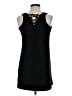 As U Wish 100% Rayon Black Casual Dress Size S - photo 2