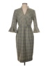 Escada Plaid Gray Casual Dress Size EU 36 / US 6 - photo 1