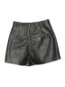 Zara 100% Polyester Silver Faux Leather Skirt Size S - photo 2