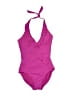 Assets Solid Purple One Piece Swimsuit Size M - photo 1