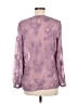 Chico's 100% Polyester Purple Long Sleeve Blouse Size Med (1) - photo 2