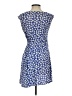 Leifnotes 100% Viscose Print Blue Casual Dress Size XS - photo 2