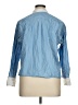 J.Crew 100% Cotton Stripes Blue Long Sleeve Button-Down Shirt Size 14 - photo 2