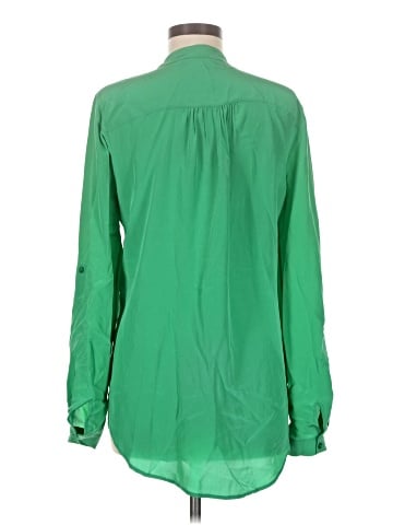 Diane von Furstenberg Long Sleeve Silk Top (view 2)