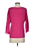 Final Touch 100% Polyester Pink 3/4 Sleeve Blouse Size S - photo 2