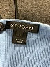 St. John Blue Cardigan Size L - photo 7