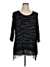 Adele & May Black 3/4 Sleeve Top Size 1X - photo 1