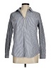 MICHAEL Michael Kors Stripes Gray Long Sleeve Button-Down Shirt Size M - photo 1