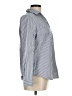 MICHAEL Michael Kors Stripes Gray Long Sleeve Button-Down Shirt Size M - photo 4