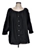 Levi's Black 3/4 Sleeve Blouse Size L - photo 1