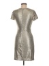 Alice + Olivia Metallic Silver Cocktail Dress Size 8 - photo 2