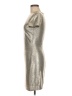 Alice + Olivia Metallic Silver Cocktail Dress Size 8 - photo 5