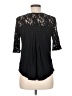 Meadow Rue 100% Cotton Black 3/4 Sleeve Top Size M - photo 2