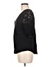 Meadow Rue 100% Cotton Black 3/4 Sleeve Top Size M - photo 5