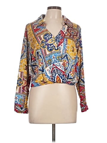 Haute Hippie Long Sleeve Blouse (view 1)
