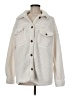 32 Degrees 100% Polyester Solid Ivory Faux Fur Jacket Size M - photo 1