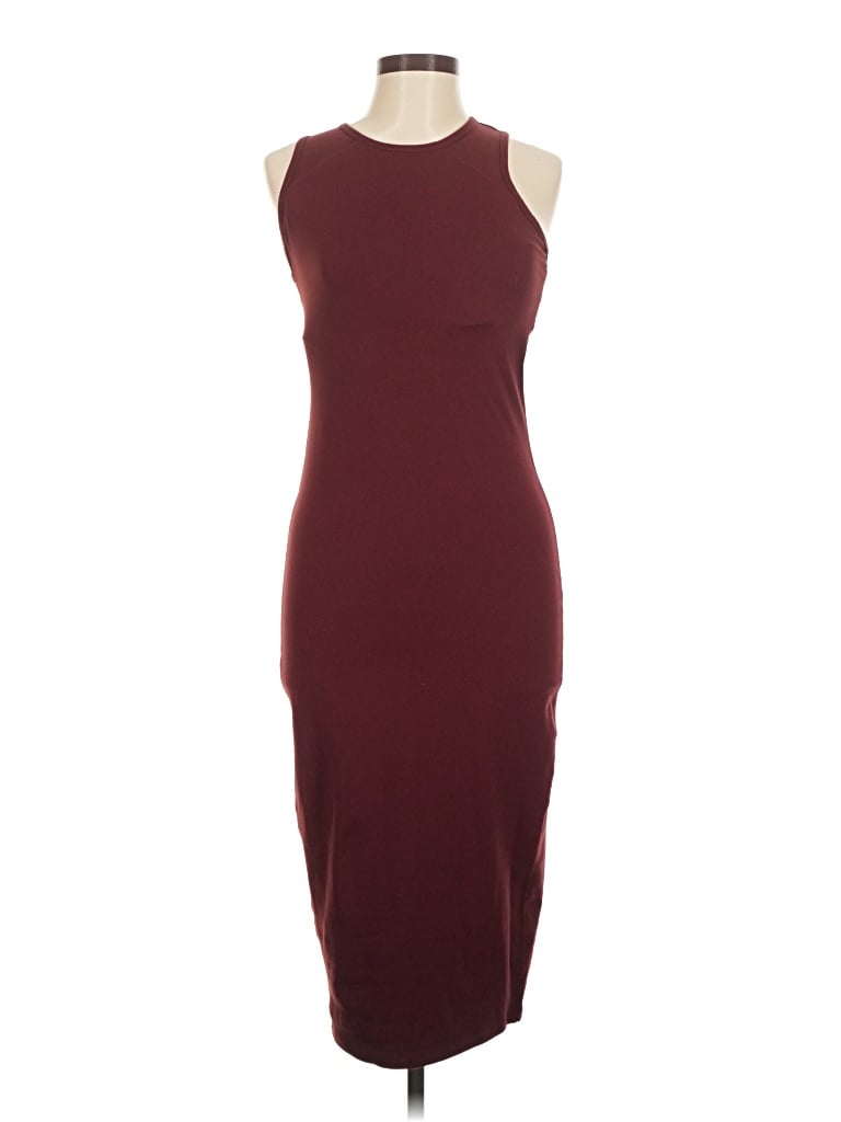 Pre-owned Lululemon Athletica Cocktail Dress In Burgundy
