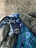 Lands' End 100% Polyester Paisley Blue 3/4 Sleeve Blouse Size 22 - photo 9