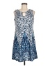 Unbranded 100% Polyester Paisley Blue Casual Dress Size M - photo 1
