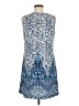 Unbranded 100% Polyester Paisley Blue Casual Dress Size M - photo 2