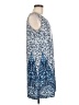 Unbranded 100% Polyester Paisley Blue Casual Dress Size M - photo 4