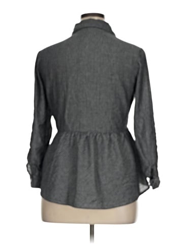 Love Notes 3/4 Sleeve Button-Down Shirt (view 2)